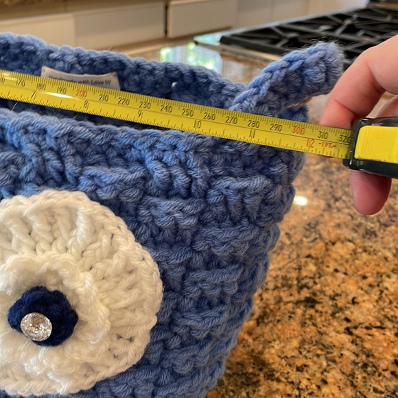 Calling all OWL enthusiasts - storage basket handmade bling - many uses - Picture 8 of 8